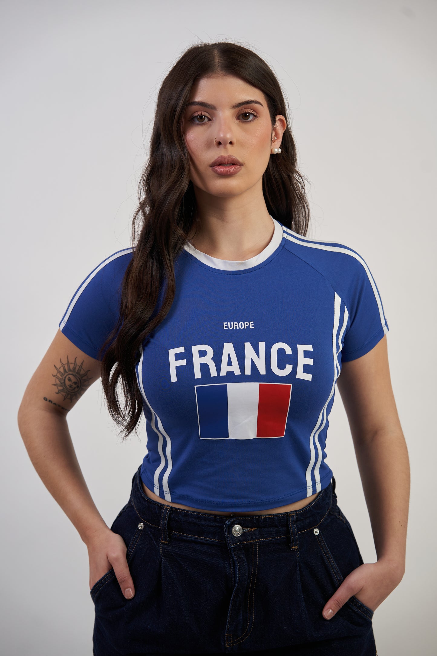 FRANCE Crop Top