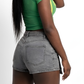 Asymmetric Denim Skort