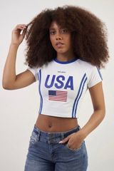 USA Crop top
