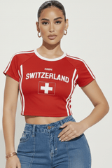 SWITZERLAND Crop Top