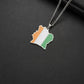 CÔTE D'IVOIRE Flag Map Necklace