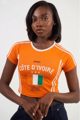 CÔTE D'IVOIRE Crop Top