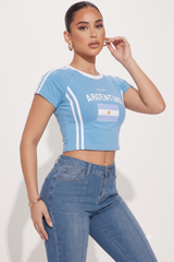 ARGENTINA Crop Top